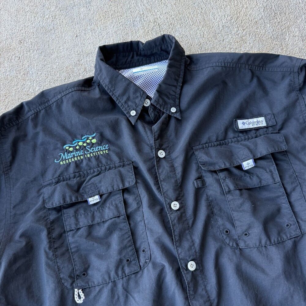 Columbia PFG Marine Science Research Institute Ocearch Long Sleeve Shirt Large